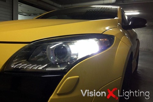 Renault Megane MK3 2008-2013 Pair Bulbs DRL Daytime Light White 6000K Canbus - Picture 3 of 3