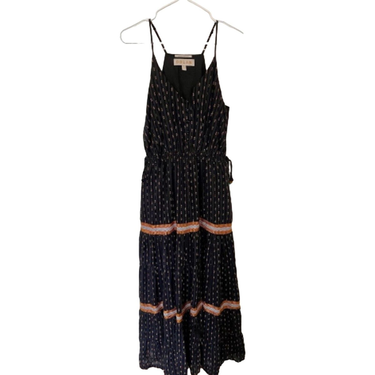 grey and black maxi dress Veronica Beard Viela Long-Sleeve Maxi Dress