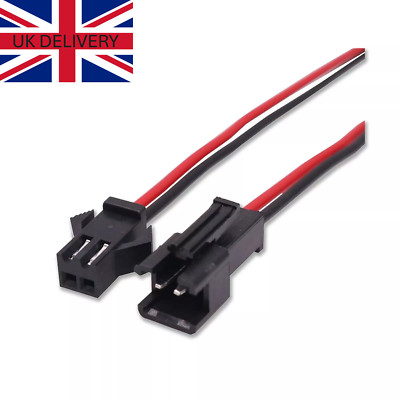 1-10 Paar / Stück 15 cm lang JST SM 2 Pins Stecker Stecker & Buchse Draht Verbindungskabel
