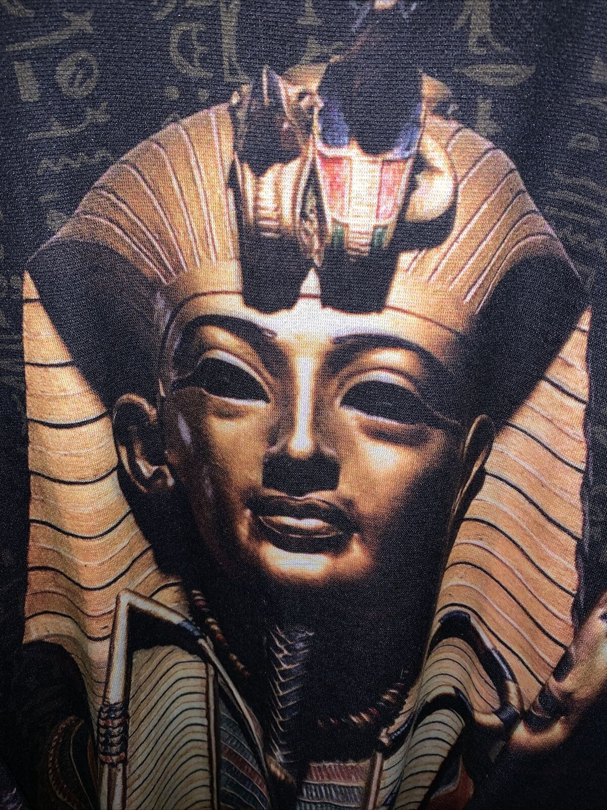Egyptian Pharoah King Tut All Over Print Sweatshi… - image 2