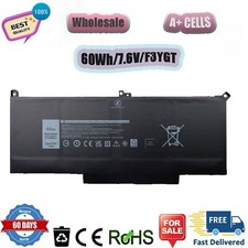 F3YGT BATTERY FOR DELL Latitude 12 7280 7290 13 7380 7390 14 7480 7490 DM3WC US