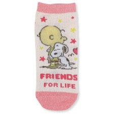 Peanuts Snoopy Kids Socks Charlie Brown Friends Cotton Blend Elastic 20-24cm JP