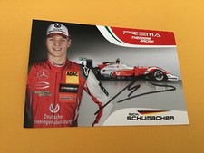 M SCHUMACHER RACING DRIVER 2019 SIGNED CARD ,MOTORSPORT SPARCO BENZ HANCOOK