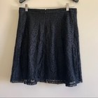 2 Express Women Black Lace Skater Skirt and Black Studded Mini Skirt — photo 3