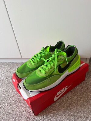 nike - waffle one / original / 43 / neon - electric grun / mit ovp / NEU