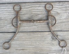 Shanked Snaffle Mouth Curb Bit Transition Training 28204