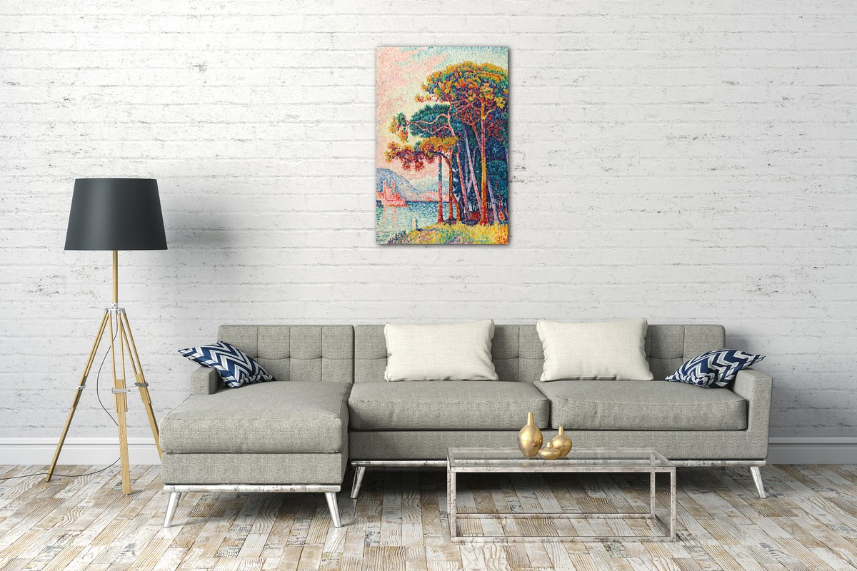 Lienzo/Marcos Paul Signac - Antibes (el bosque de pinos) | eBay