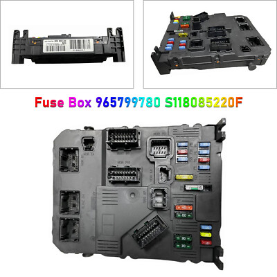 Fuse Box BSM 9657999780 S118085220F For Peugeot 206 207 Citroen C2