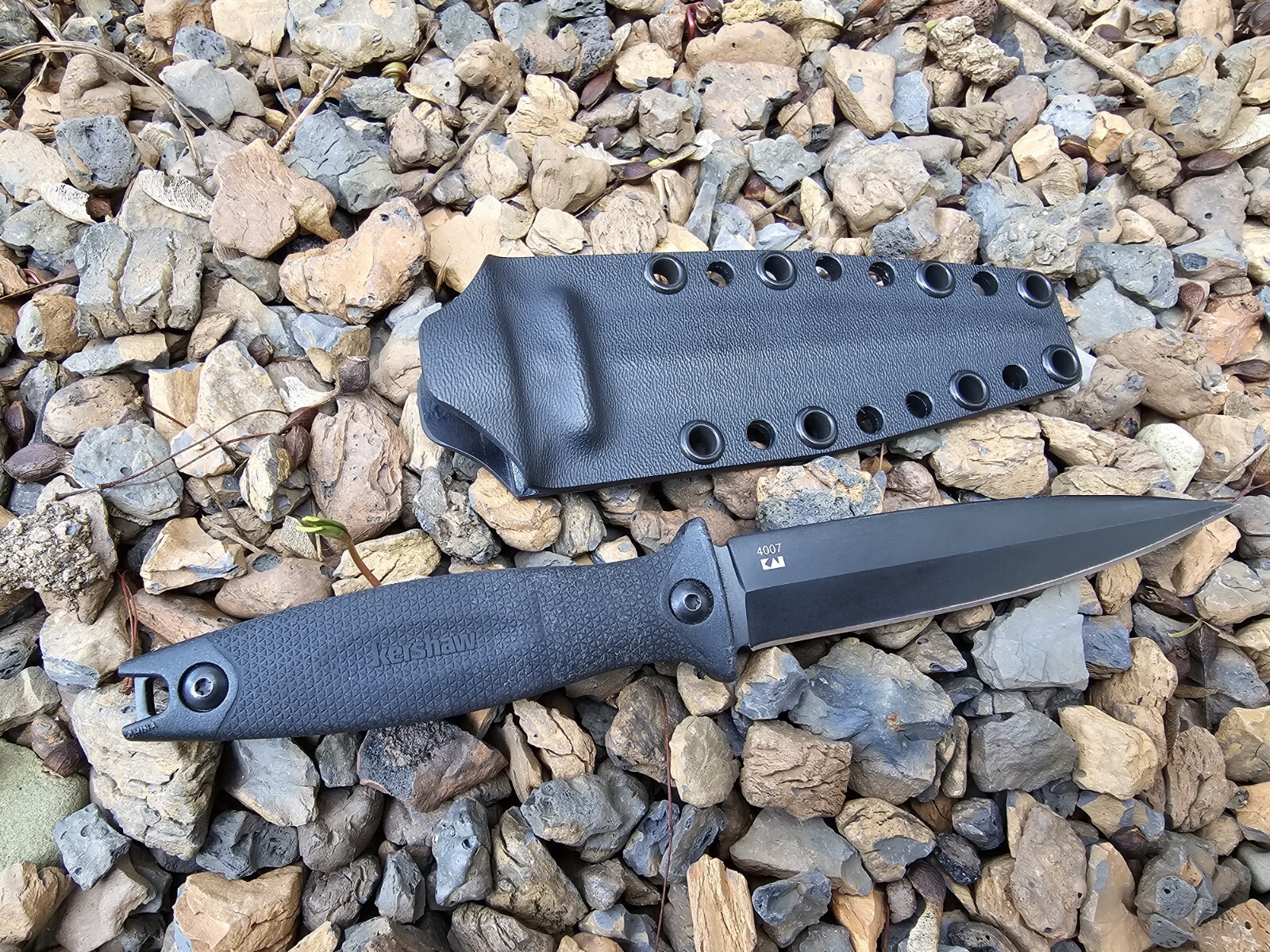 Kershaw " SECRET AGENT " 4007 Custom Kydex Sheath, Pancake