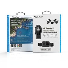 PhotoFast 4K iReader Lightning USB 3.0 iOS Micro SD Card Reader DJI GoPro
