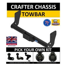 Towbar For Volkswagen Crafter Chassis Cab 2006 to 2018 Tipper Electrics Towball