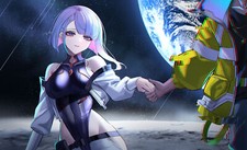 Anime Girls Cyberpunk Edgerunners Lucy Edgerunners Gaming Mat Desk 8979