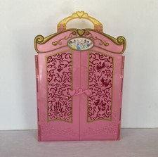2010 Mattel Disney Princess Doll Wardrobe Carrying Case Pink