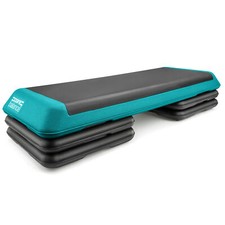 Image of Exercise Aerobic Step 3 Level Height Adjustable Fitness Stepper Core Balance