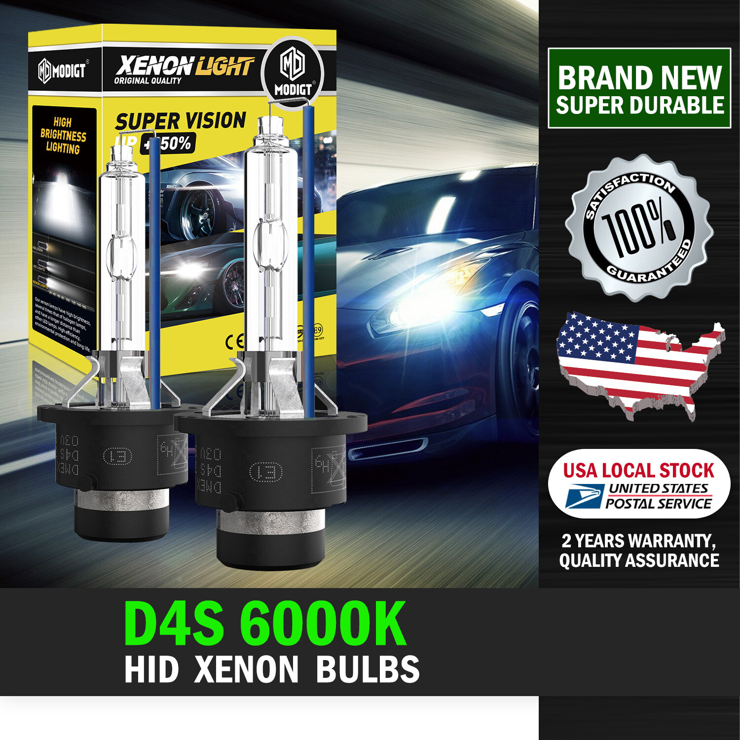 New D4S HID Xenon Bulbs for 2012-2014 Toyota Camry Headlights 2-Pack  