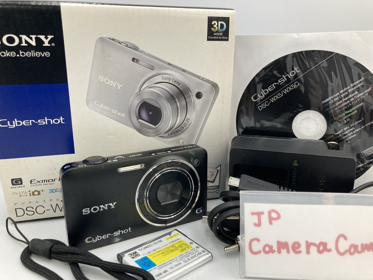 SONY Cyber-shot DSC-WX5 ブラック Sony Cyber-shot DSC-WX5 Digital Camera (Black) DSCWX5/B B&H