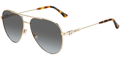 Jimmy Choo Olly Women's Rose Gold-Tone Aviator Sunglasses - OLLYS-0000-GB Italy