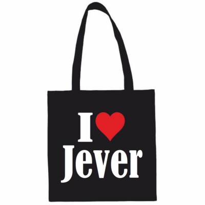 Tasche Beutel Baumwolltasche I Love Jever Schulbeuten Einkaufstasche Sporttasche