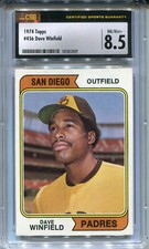 1974 Topps #456 Dave Winfield Rookie CSG 8.5 NM-MT+ San Diego Padres