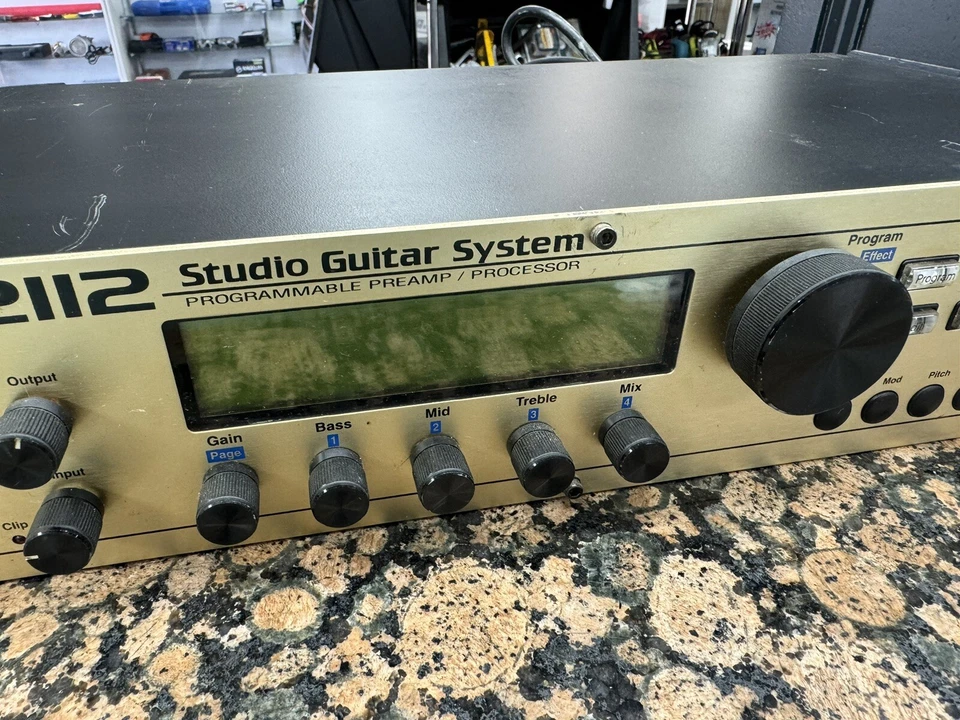 Digitech 2112 Tubo de Estudio Guitarra Procesador Efectos Sistema Montaje en Rack Preamplificador Foto 3 de 4