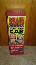 BRAIN QUEST FOR THE CAR DECK 1 DECK 2 Free shipping 17.77