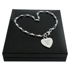 Personalised Bracelets with Engraving for Women or Girls, Gift Box, High Quality