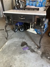 Antique Metal Nightstand