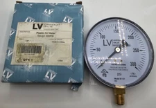 Lansdale Valve 100-325-00060 Air/Water Gauge Plastic 300psi