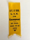 GAR Dept. of Minn. Ribbon, 57th Encampment, St. Paul 1923