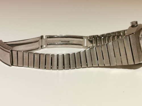 VINTAGE RARE MAT STAINLESS STEEL LADIES SWISS AUTOMATIC WATCH "PROVITA" 21J - Picture 6 of 12