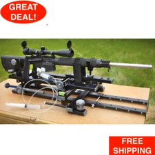 Pistol Gun Machine Shooting Bench Rest Hydraulic Trigger Adjustable Shoot Black