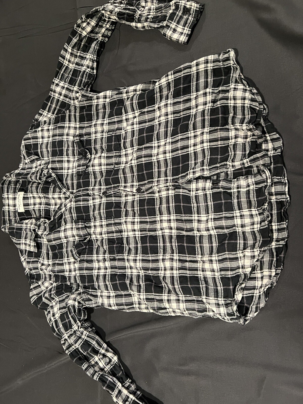 Camicia western Saint Laurent da uomo Hedi Slimane. M. $890 vestibilità sciolta