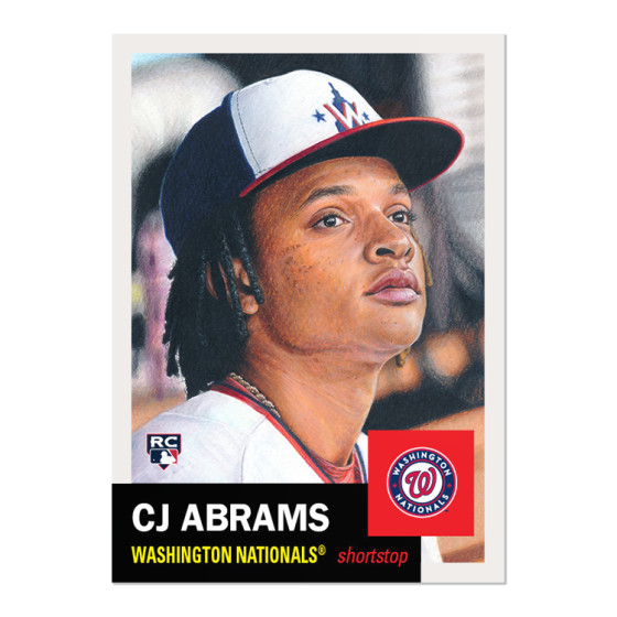 CJ ABRAMS RC - 2022 MLB Topps LIVING Set #549 - WASHINGTON NATIONALS