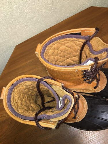 CABELA'S STEEL SHANK THINSULATE DUCK BOOTS HUNTING HIKING CAMP MENS SIZE 8 - Picture 6 of 11