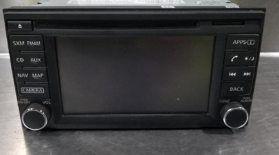 2014 NISSAN SENTRA AM FM STEREO CD RADIO RECEIVER WITH NAVIGATION OEM