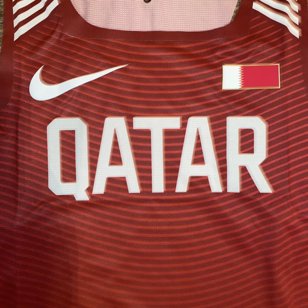 NIKE 2018 Mens Pro Elite Qatar Track & Field Running Singlet