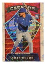 Greg Deichmann 2022 Panini Chronicles Crusade RC Rookie Ruby Wave /199 Cubs
