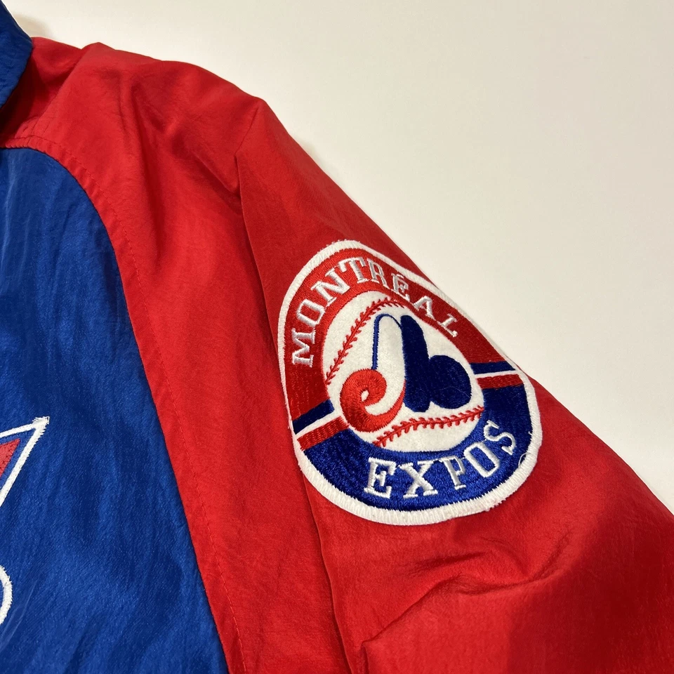 Vintage Montreal Expos Starter Jacket Adult Large MLB Diamond Collection Men - Image 4 of 4