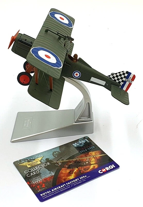 Corgi 1/48 Scale AA37711 - Royal Aircraft Factory SE5a D6864 RAF #74 Sqn. - Image 4 of 4