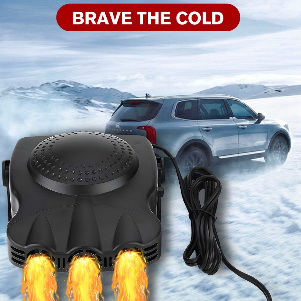 Portable 200W Electric Car Heater 12V DC Heating Fan Defogger Defroster ...