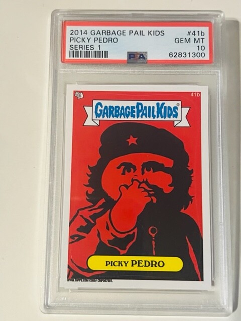 Garbage Pail Kid Card Sticker PSA 10 Picky Pedro 2014 Topps POP 1