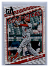 2022 Donruss #D-8 Anthony Rendon Dominators Vector   Los Angeles Angels
