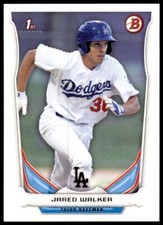 2014 Bowman Draft #CDP130 Jared Walker DODGERS