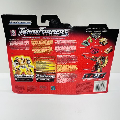 Transformers Robots In Disguise HEAVY LOAD Landfill Combiner Vintage 2001 - NEW - Picture 13 of 14