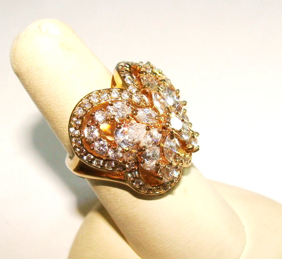 Кольцо бабочки Suzanne Somers декоративное серебро высшей пробы 8,4 г с несколькими фианитами 6,25 - Изображение 3 из 4