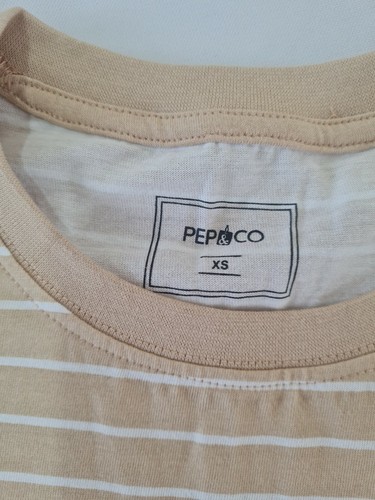 Herren Tshirt Pep&co Größe XS Kurzarm Braun Streifen 9063 - Bild 5 von 10