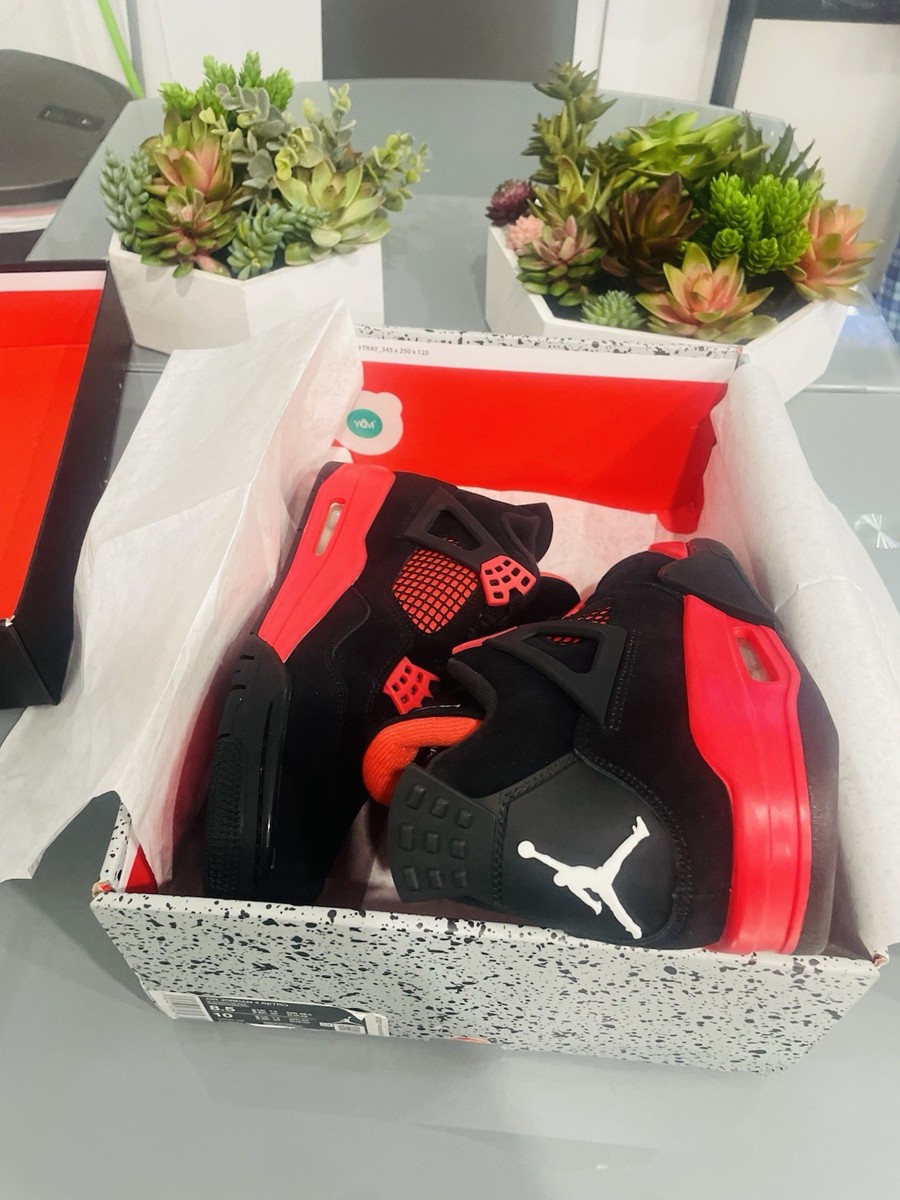 AJ4 Nike Jordan 4 Retro Red Thunder CT8527-016 New OG Size 8.5