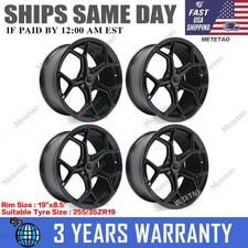 Matte Black 4pcs New 198.5 Style Wheels Rim Fits For Audi A5 A7 S5 S7 Rims