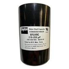 Dayton 6Flv9 Motor Start Capacitor, Round