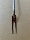 Vintage Ekco Chromium Plated Carving Fork w/Avocado Plastic Handle, USA, 12.5"L — photo 3